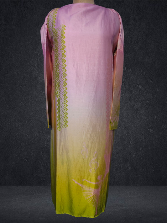 Semi Stitched Chanderi Casual Suitset VISHAL KAPUR