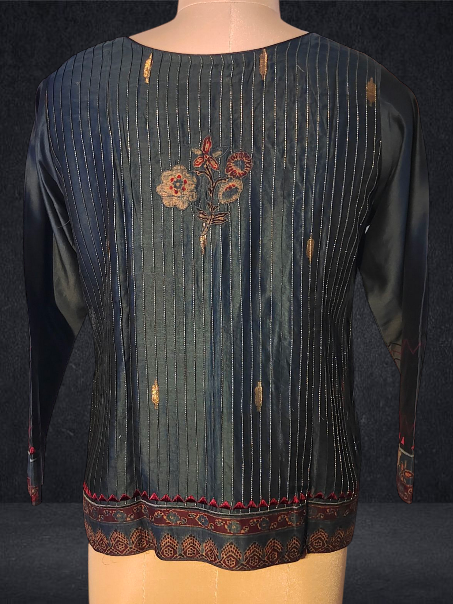 Stitched Chanderi Zariwoven Short Jacket