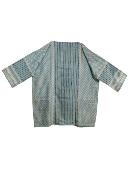 Semi Stitched Chanderi Casual suitset