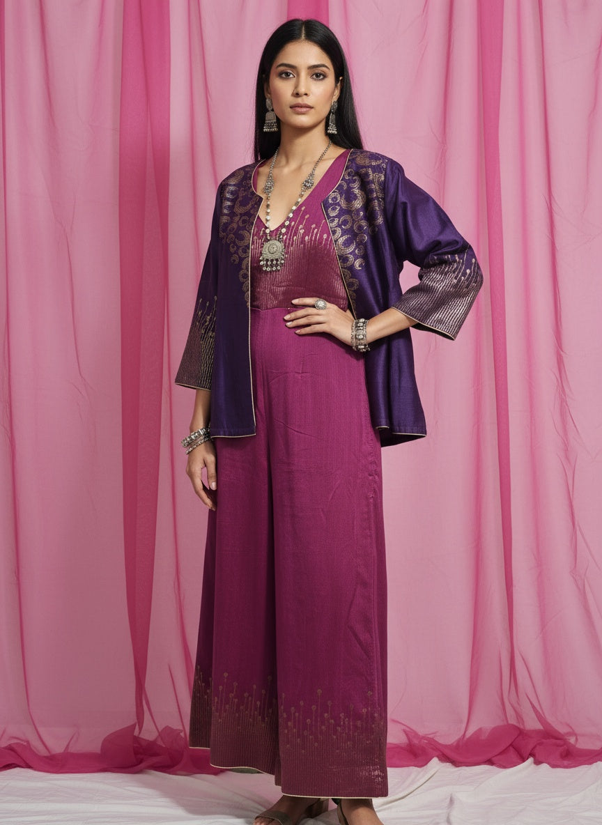 Stitched Jumpsuit set