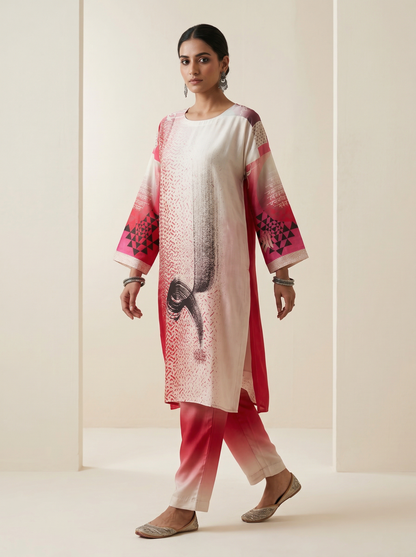 Semi Stitched Cotton lawn kurta