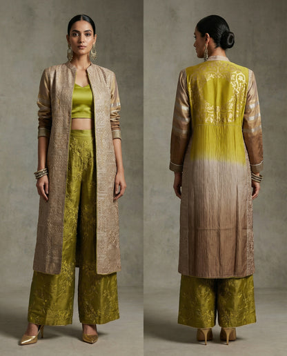 Indowestern Formal long jacket set